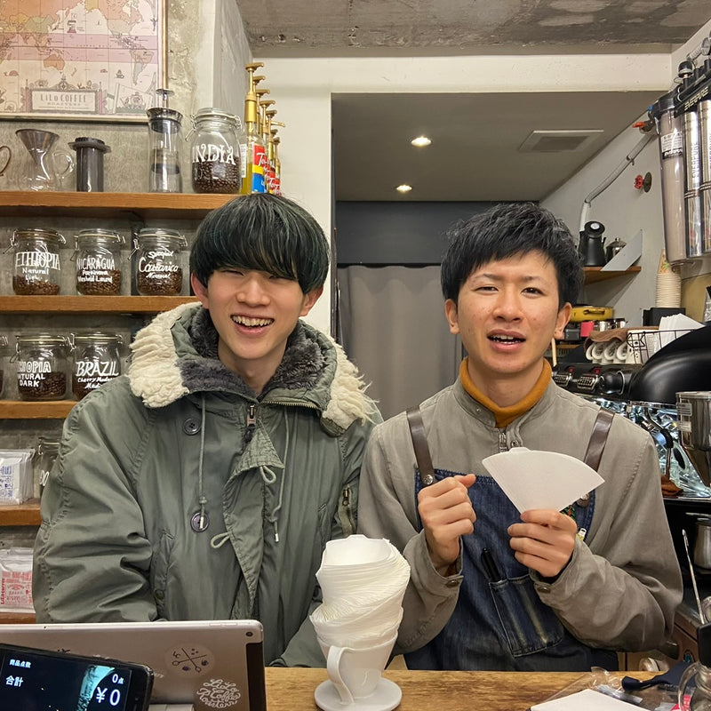 リロコーヒーと共に成長する流大くん（Click here!）