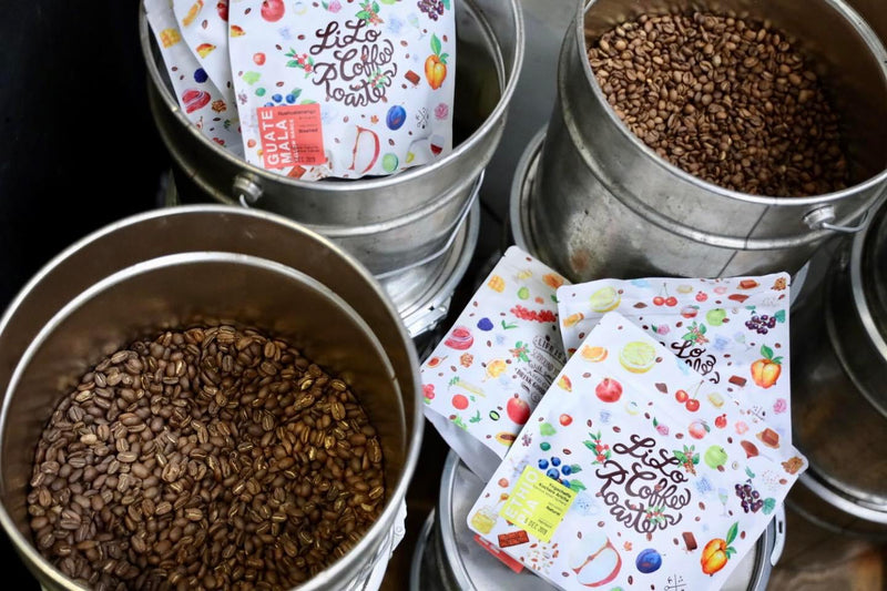 コーヒー豆は50gから試せます！(Click here!)