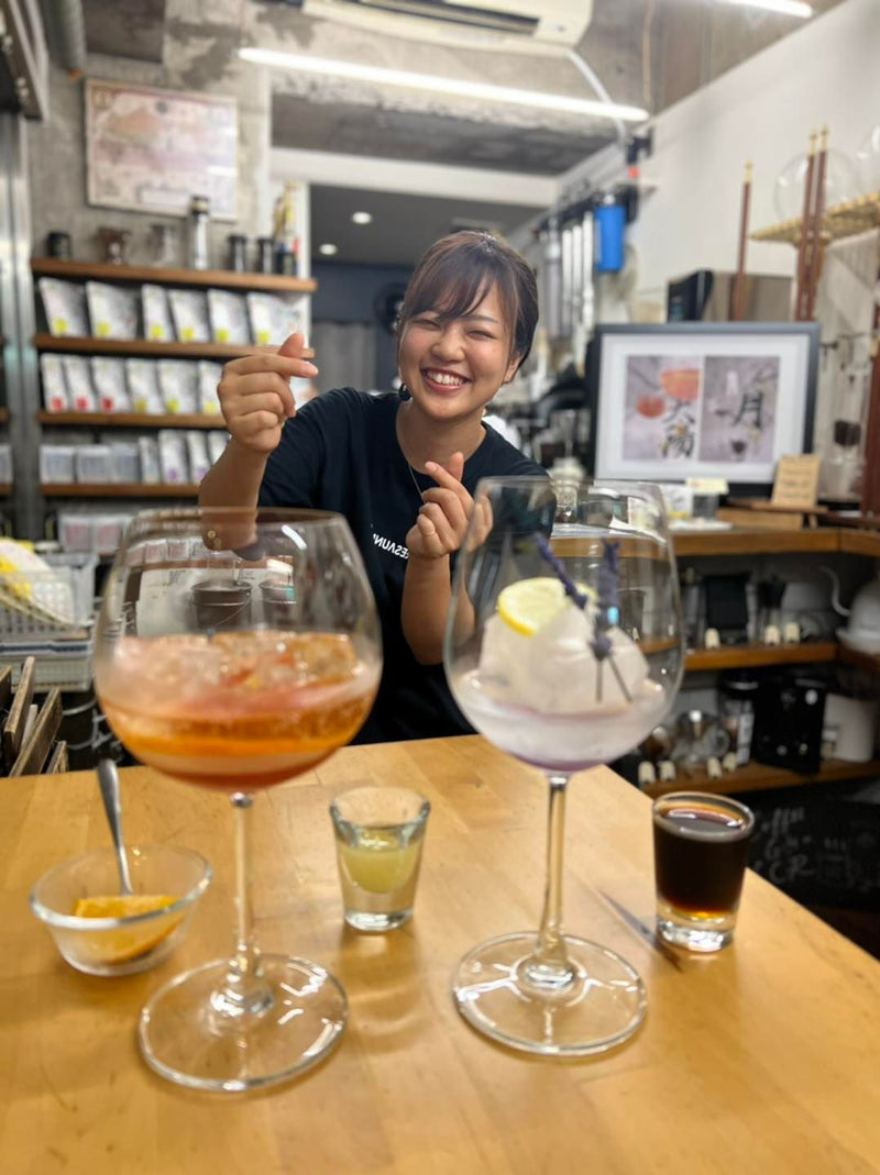 ナミが魅せるコーヒーモクテル 「太陽」と「月」(Click here!)