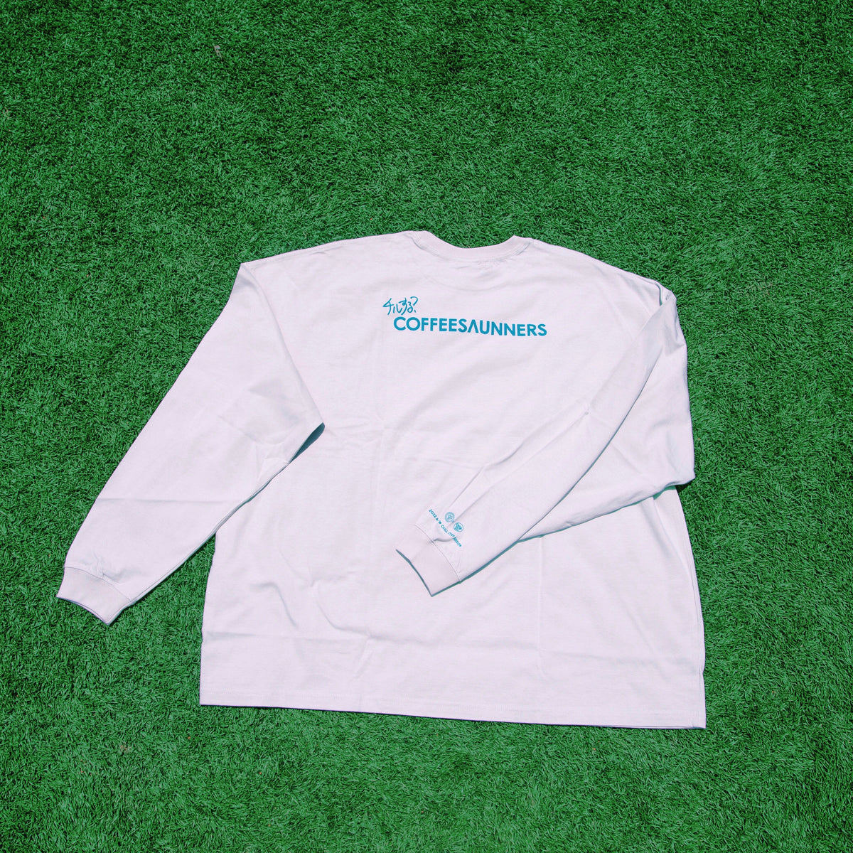 CHILL OUTモデル コーヒーサウナーズ ロングスリーブTシャツ GREY Limited edition