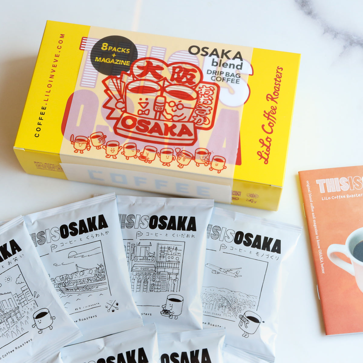 THISISOSAKA 8種類のドリップバッグと冊子のBOX