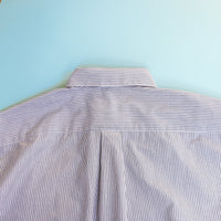 あの子に借りたストライプシャツ｜グレー
