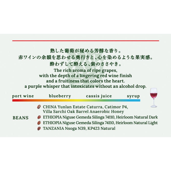 【IN THE COFFEE KYOTO】紫微芳醸 / Whispers of Wine