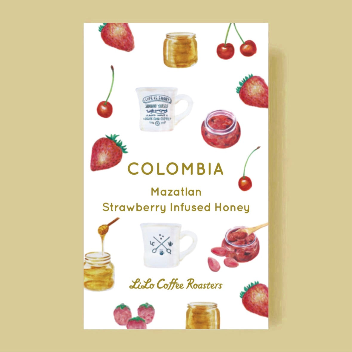 COLOMBIA Mazatlan Luz Helena Strawberry Infused Honey