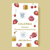 COLOMBIA Mazatlan Luz Helena Strawberry Infused Honey