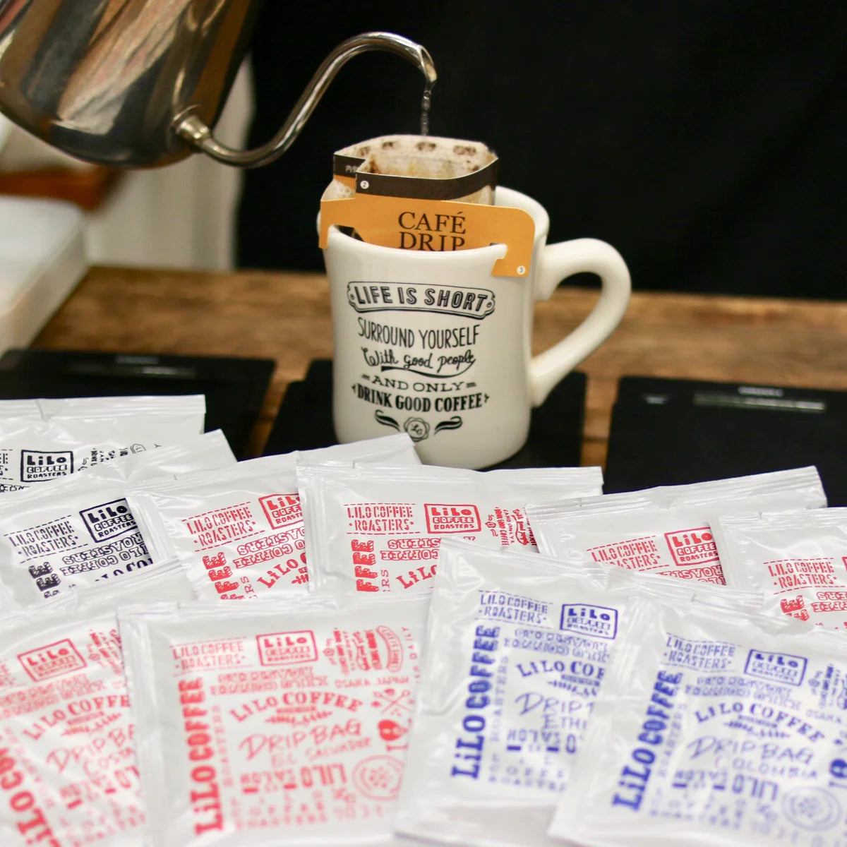 10 Drip Bag Coffee Eeyaro-kun Embroidery Gift Wrapping