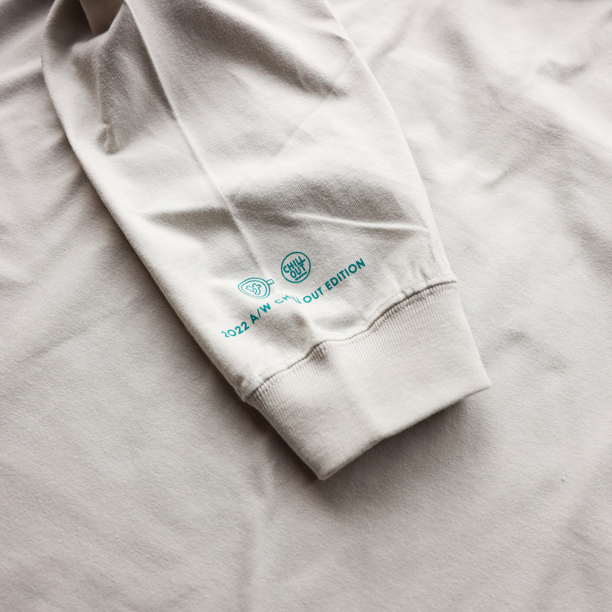 CHILL OUTモデル コーヒーサウナーズ ロングスリーブTシャツ GREY Limited edition