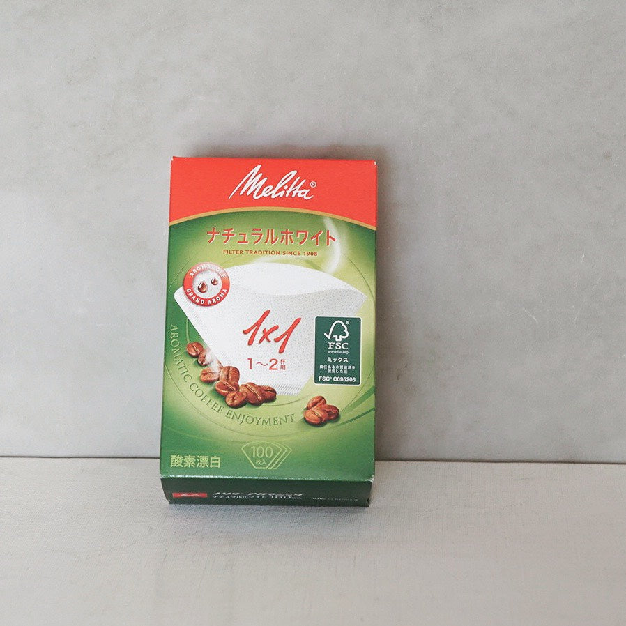 Melitta Coffee Filter Paper natural white  1×1G  100 paper
