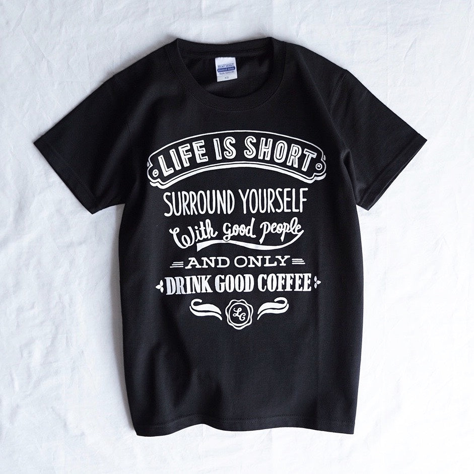 LCR Original T-shirt (人生瞬間)・BLACK