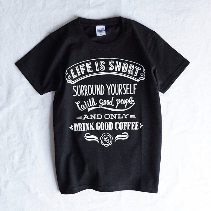 LCR Original T-shirt (人生瞬間)・BLACK